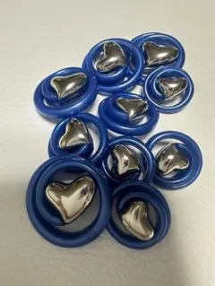 《高級ボタン》ONDA 2.5cm×4個　2.1cm×2個　1.8cm×4個