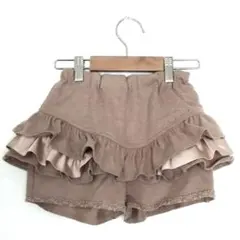 メゾピアノ 130 フリルショートパンツ