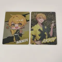 AMPTAKxCOLORS　あっきぃ　コレクションカード　コレカ　メタカ　サマー