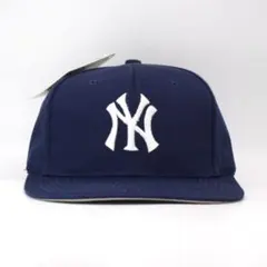 90s タグ付 デッド ビンテージ ニューヨーク ヤンキース 刺繍 キャップ