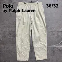ポロラルフローレン チノパンツ 生成 36/32 ストレート 定番【7988】