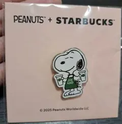 PEANUTS スヌーピー スターバックス ピンバッジ