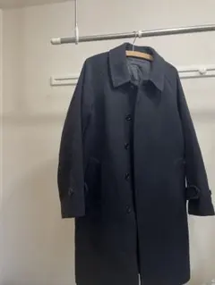 UNIQLO シングルブレストコート S ネイビー