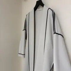 FENNEL アイボリー　パイピングデザインリバーシブルコート ヤマダヤ