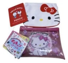 Sanrio♡ 胸キュンメモリーズ クリアフラットポーチ チャーミーキティセット