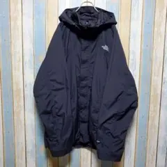 380☆ノースフェイス☆マウンテンパーカー☆HYVENT☆刺繍ロゴ☆ＸＬ