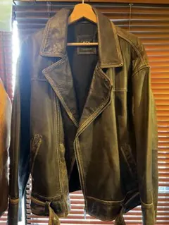 ZARA レザー ライダースジャケット M
