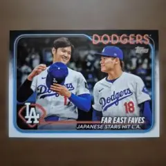 大谷翔平選手 & 山本由伸投手2024 TOPPS 　ドジャース