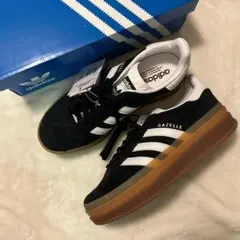 新品未使用 adidas GAZELLE BOLD ガゼル ボールド 25 厚底