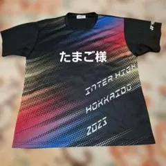 YONEX インターハイ北海道 2023 Tシャツ 黒　半袖