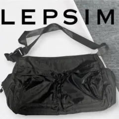 LEPSIM 10ポケットBIGショルダー　黒　大容量