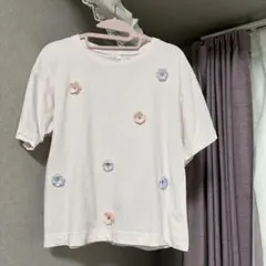 ZARA フラワーモチーフ Tシャツ 152cmのサムネイル