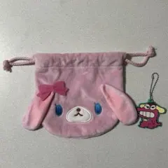 シュガーバニーズ ふわふわ巾着 ももうさ