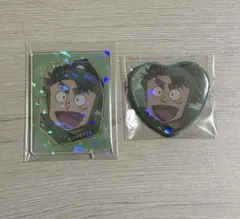 忍たま乱太郎　ファミマ　ハート型缶バッジ　アクスタ　七松小平太