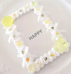 トレカケース　Ｂ8サイズ　イエロー系　ホイップデコ　推し活　黄色　白ホイップ