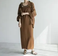 【LOWRYS FARM】スクエアキャミワンピース