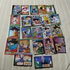 ドラゴンボールカードダス　バンダイ　ノーマル18枚　キラ1枚　スペシャル3枚