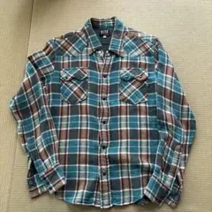 フランネルシャツ 長袖