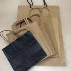 紙袋 紙製バッグ ギフトバッグ 8点セット まとめ売り