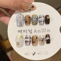 Amilim ネイルチップセット 10個入り