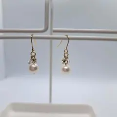 【上品】淡水パールの揺れるピアス