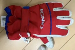 IGNIO キッズスノーグローブ　赤　100〜110㎝