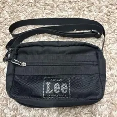 Lee ブラック ショルダーバッグ ミニバッグ メッシュ　ポケット
