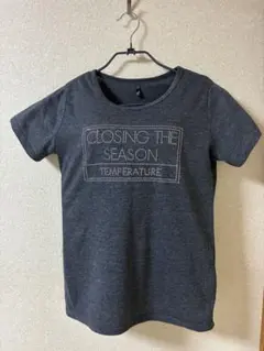 Candy Can 半袖Tシャツ グレー ロゴ　Lサイズ