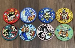ディズニー ピノキオ85周年 セガラッキーくじ D賞 刺繍缶バッジ 8種
