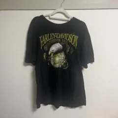 HARLEY-DAVIDSON Tシャツ ブラック イーグル
