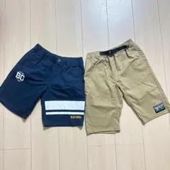 140 半ズボン 2枚セット