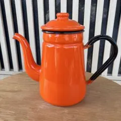 月兎印　ホーロー　コーヒーポット 富士琺瑯