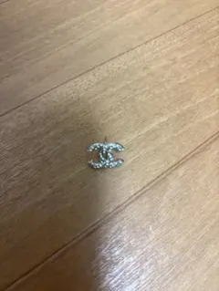 CHANEL シャネル ココマーク ラインストーン ピアス 片耳 ABD478