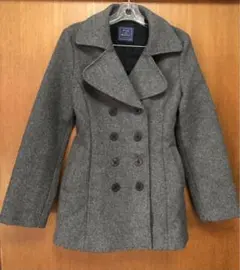 水*野様 日本製　グレー　毛90% コート　冬　ジャケット　❀匿名配送✿