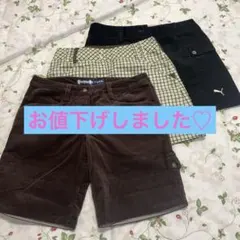 美品☆プーマPUMAスカート2点☆フィドラFIDRA短パンの3点セットでお得♪