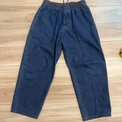 BEAMS HEART バルーンデニムイージーパンツ ウエストゴム