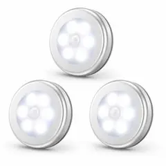 人感センサーライト LED 足元灯 3個セット　ホワイト