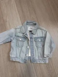 ZARA デニムジャケット 淡いブルー