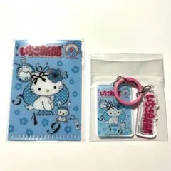 いちご新聞　チャーミーキティ　アクリルチャーム　ミニクリアホルダー