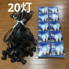 長谷川製作所 ワンタッチ提灯コード屋内用 30灯 全長32m ＋LED電球30個