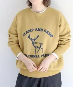 スウェットライクニットプルオーバー