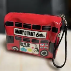 MARY QUANT マリークヮント　ロンドンバス型　60周年記念　ポーチ