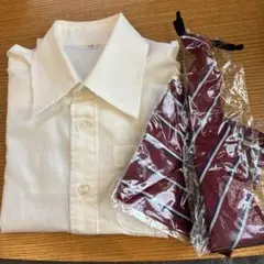 100 フォーマル　長袖　白シャツ