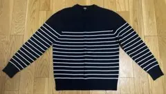 【美品】ユニクロ ウォッシャブル ミラノリブクルーネックセーター