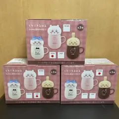 ちいかわ　チルタイム蓋付きマグカップ　3種セット