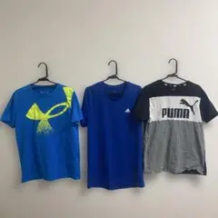 Under Armour adidas PUMA Tシャツ3枚 YXL 160