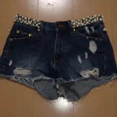 デニムショートパンツ