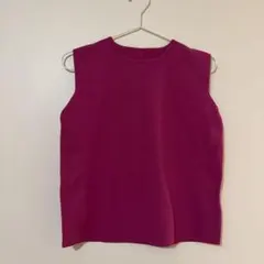 PICCIN PERLA ノースリーブ パール装飾 ピンクのサムネイル