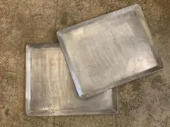 【廃盤品】2枚 PUEBCO ALUMINIUM TRAY アルミニウムトレイL