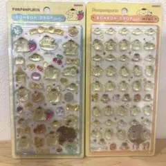 【正規品】ボンボンドロップシール ミニ ポムポムプリン　第二段二枚セット♡